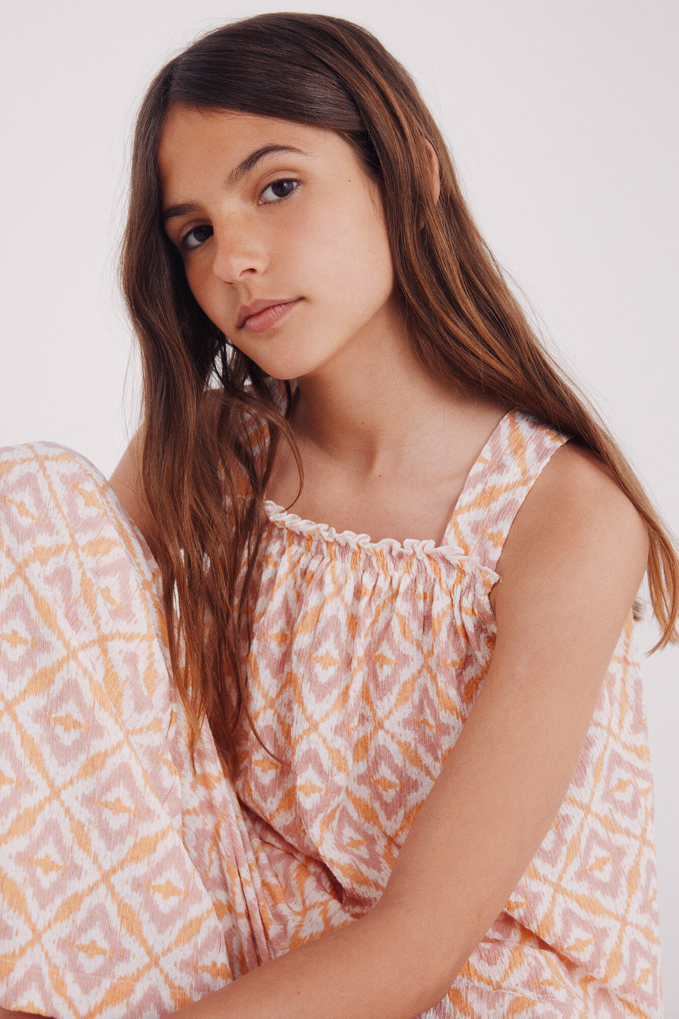 Springfield Kids Top estampado mangas para menina