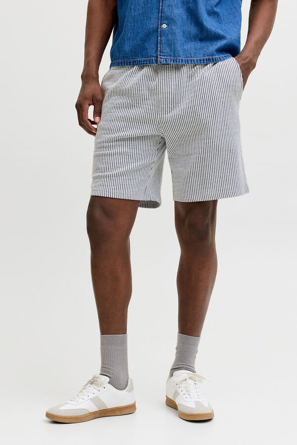 Jack & Jones Bermuda felpa relaxed blanco