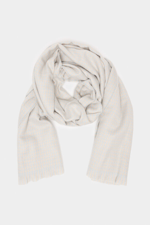 Springfield Bufanda Estructura Cuadros azul