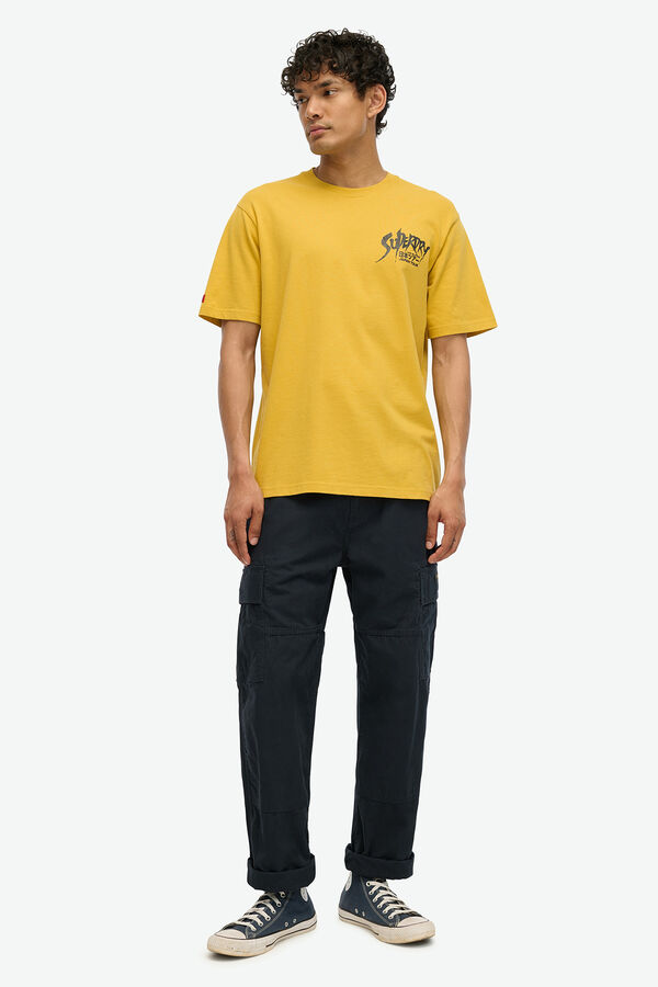 Superdry  Camisola de manga curta  amarelo