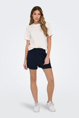 Only Pantal&oacute;n corto algod&oacute;n negro