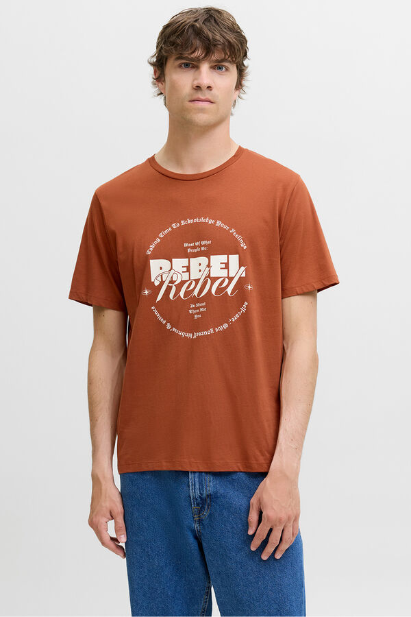 JJ REBEL T-shirt regular fit vermelho