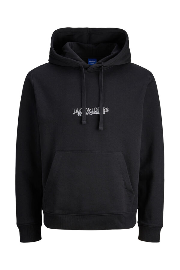 Jack & Jones Sudadera capucha logo negro