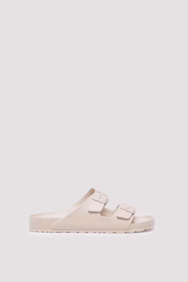 Springfield Sandália com fivela emborrachada castanho