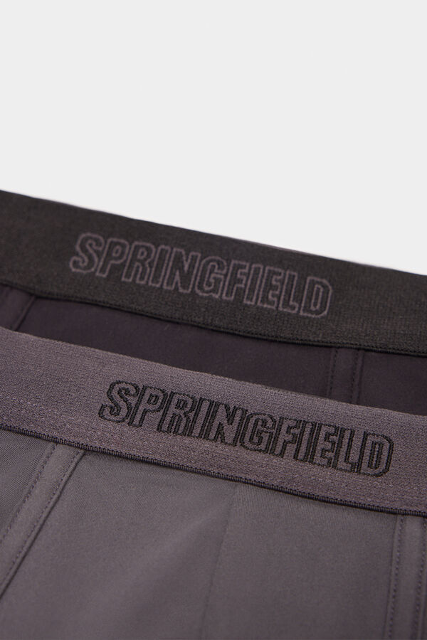 Springfield Pack 2 boxers básicos microfibra preto