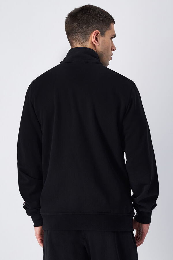 Champion fecho-éclair com meia Sweatshirt preto