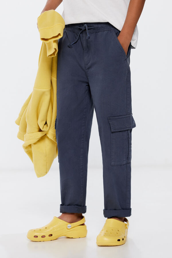 Springfield Kids Calças cargo menino azul