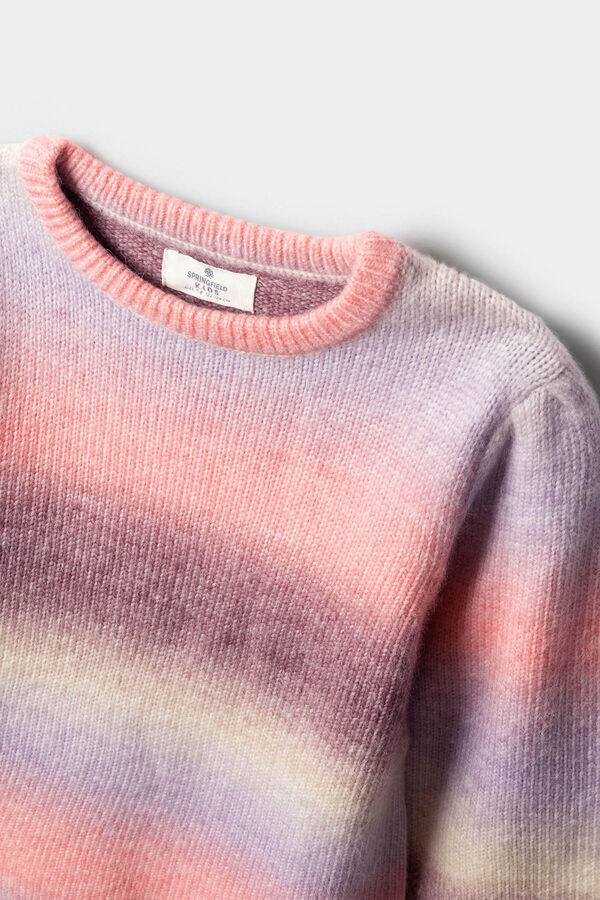 Springfield Kids Jersey rayas flashy ni&ntilde;a rosa