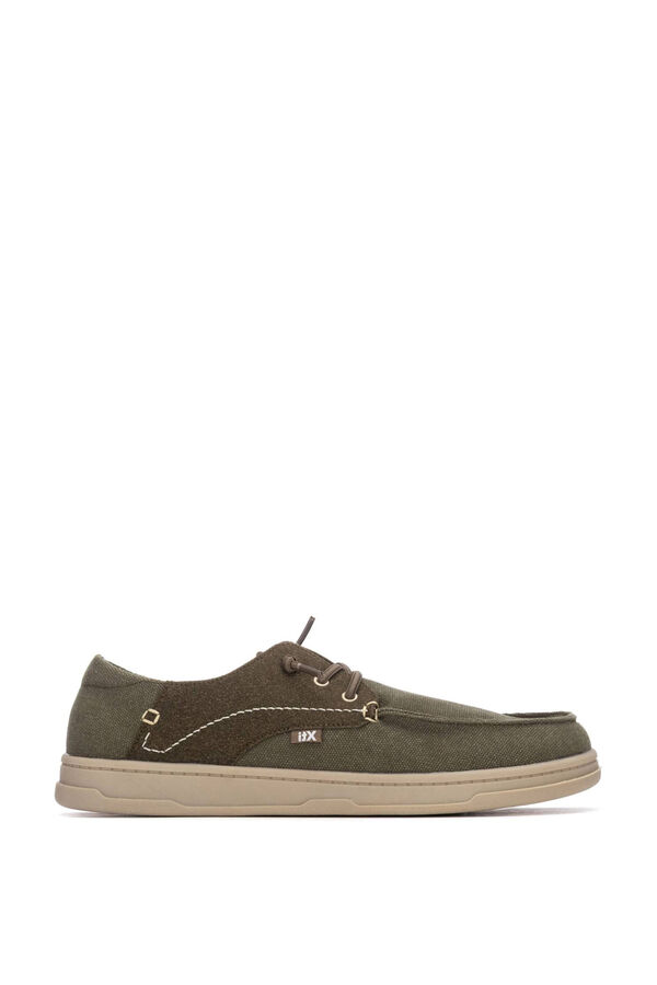 XTI Sapatos n&aacute;uticos Caqui escuro