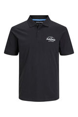Jack & Jones PLUS Polo est&aacute;ndar fit negro