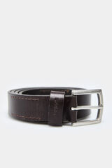 Springfield Cinto b&aacute;sico pele castanho