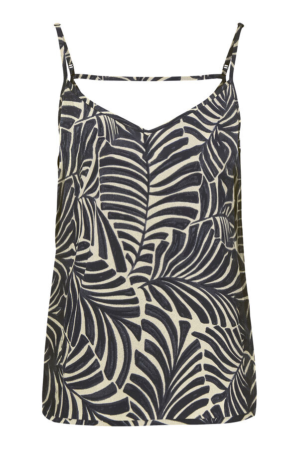 Only Top tirante fino negro