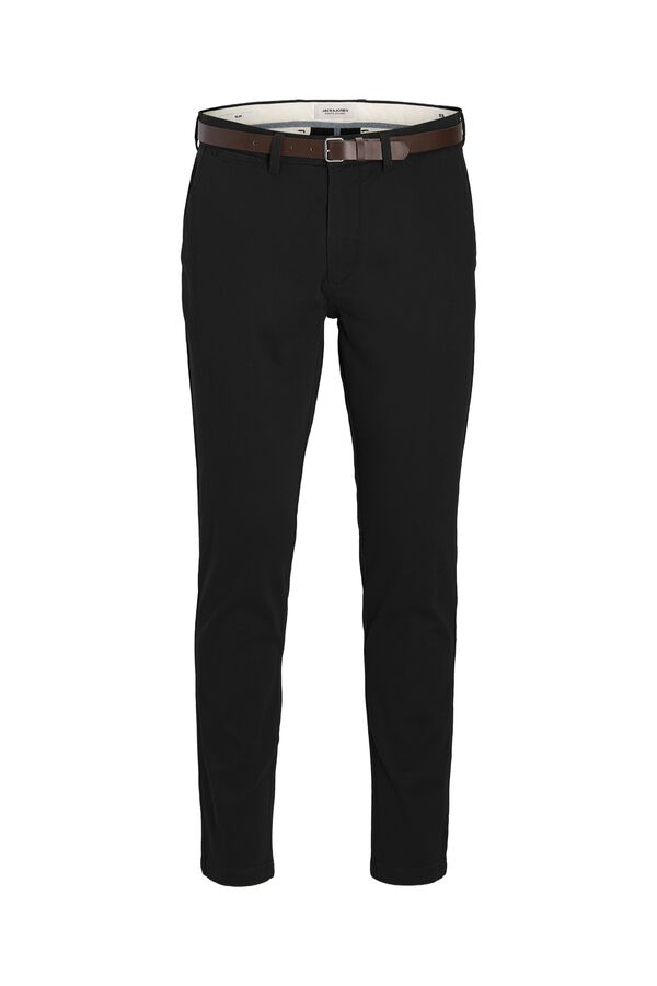 Jack & Jones PLUS Pantal&oacute;n chino slim fit negro