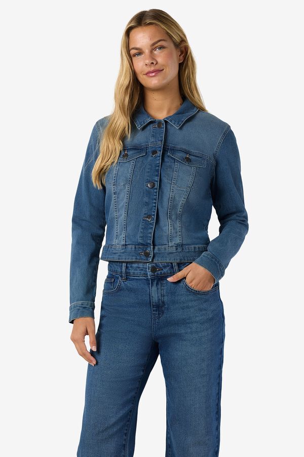Noisy May Cazadora vaquera slim fit azul