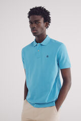 Springfield Polo piqué básico regular fit azul