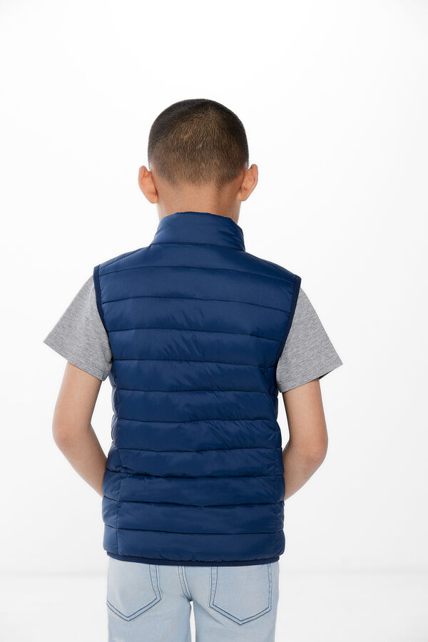 Springfield Kids Colete b&aacute;sico menino azul