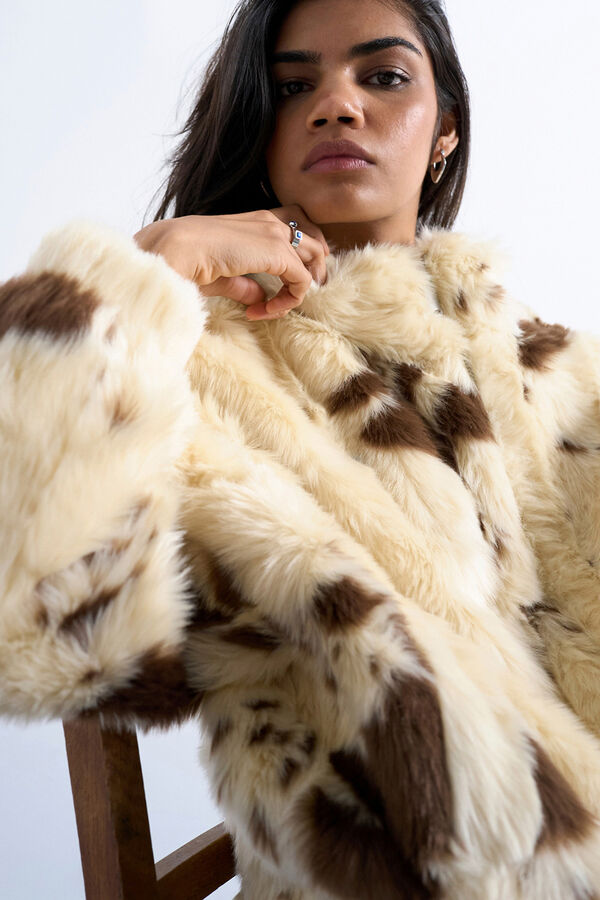 Topshop Casaco bomber bege