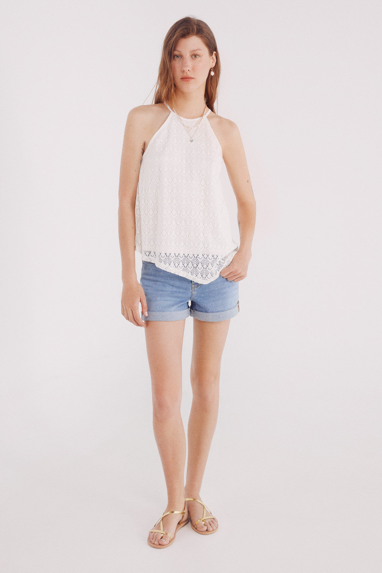 Springfield Shorts vaqueros algod&oacute;n