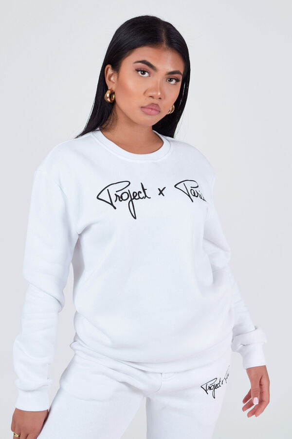 Project X Paris Sweatshirt gola redonda branco