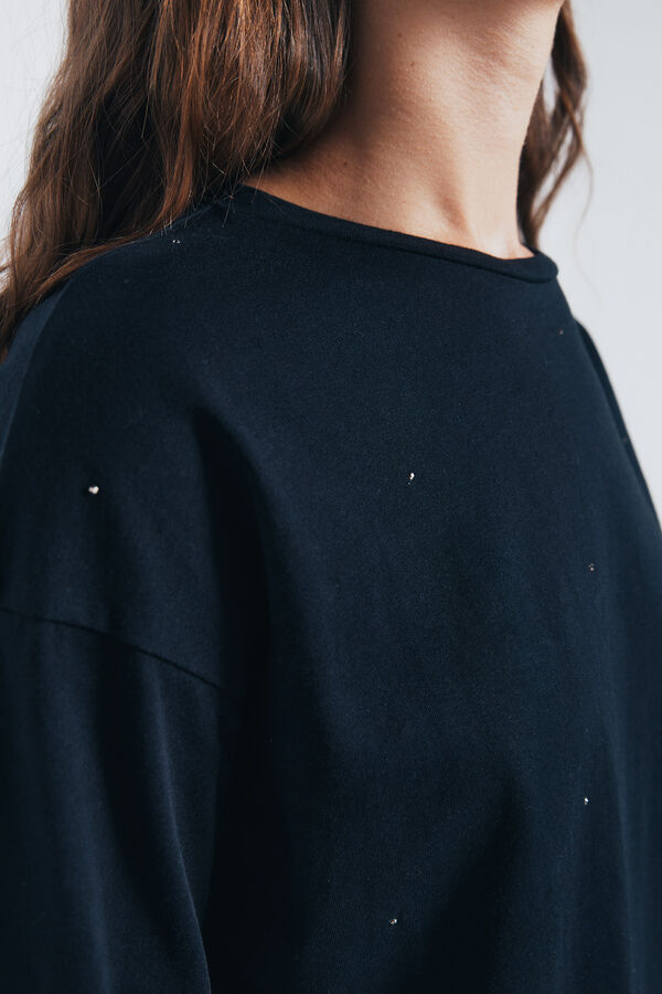 Springfield T-shirt rebites preto