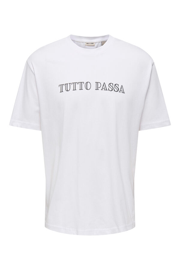 Only & Sons T-shirt de manga curta branco