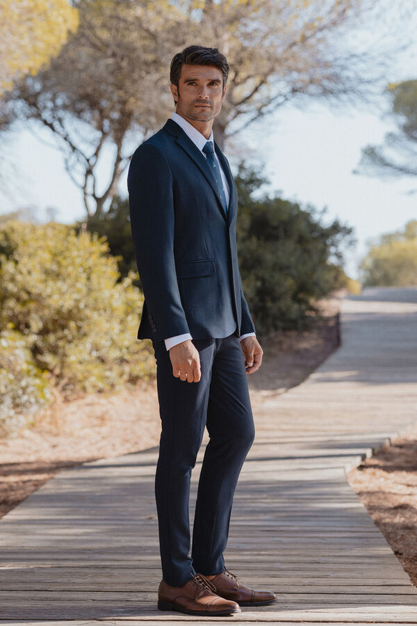 Celopman Americana Traje Estructura azul