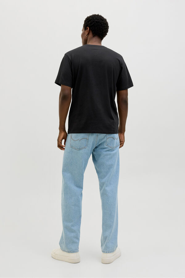 Jack & Jones Camiseta regular fit estampada negro