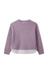 Springfield Kids Jersey bimateria niña morado/lila