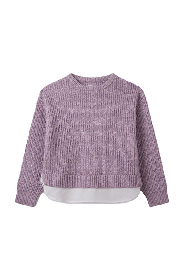 Springfield Kids Jersey bimateria niña morado/lila