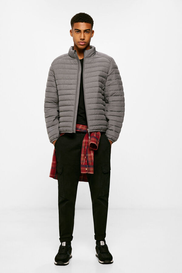 Springfield Casaco acolchoado cinzento