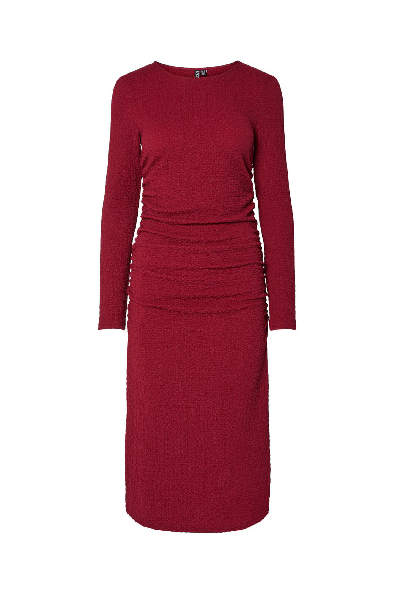 Pieces Vestido midi manga comprida