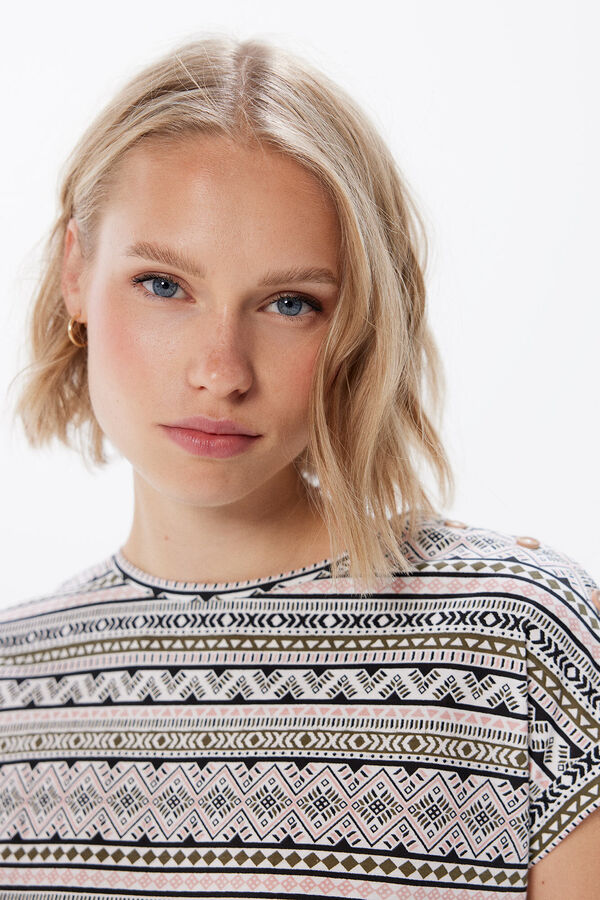 Springfield Camisola estampado geom&eacute;trico estampado