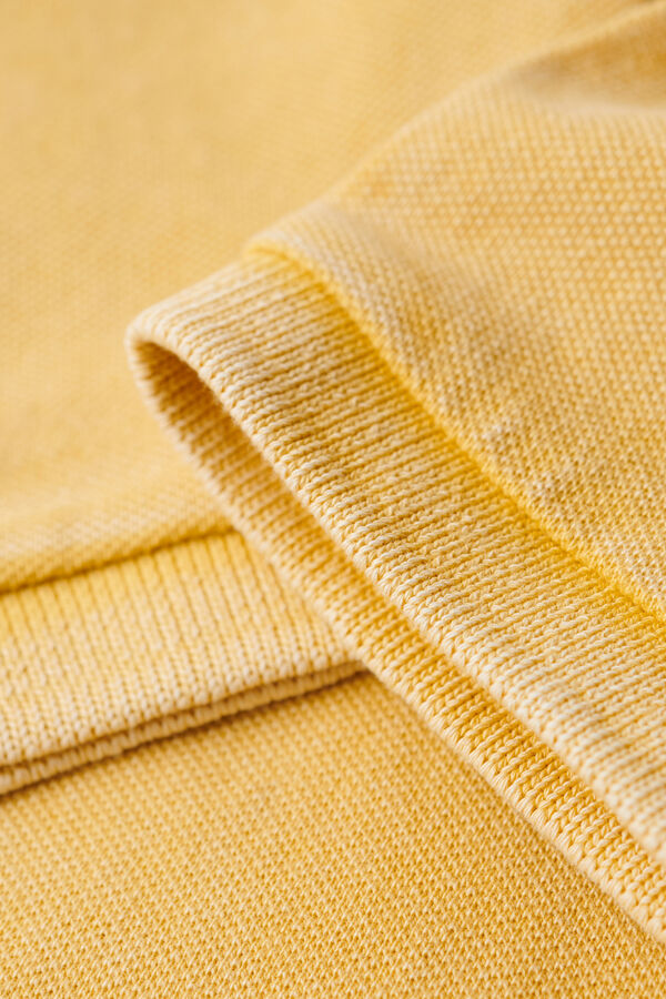 Superdry Polo Destroyed amarillo