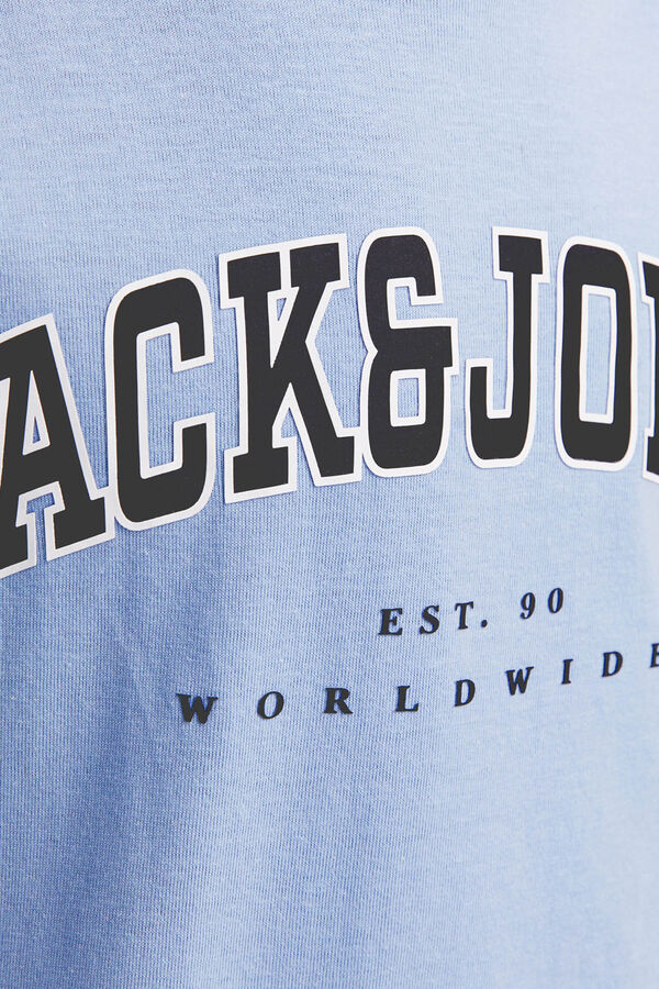 Jack & Jones Junior Camiseta estampada regular fit azul