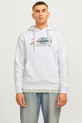 Jack & Jones Sweatshirt de capuz regular fit branco