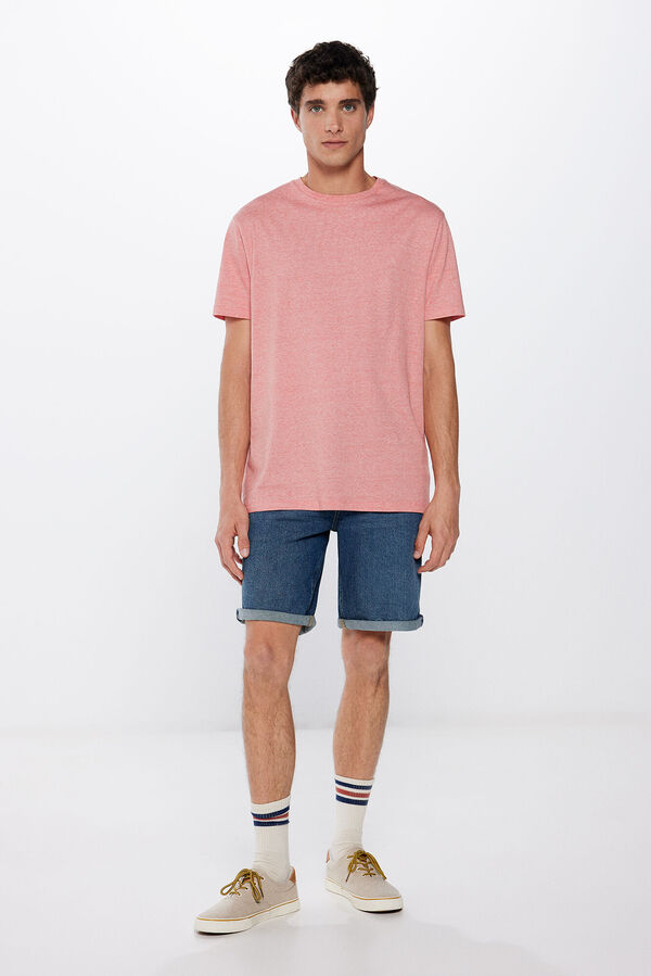 Springfield T-shirt microrriscas estampado