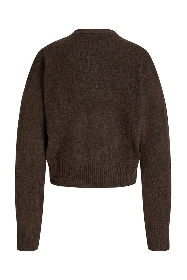 Jack & Jones Cardigan de punto con botones marr&oacute;n
