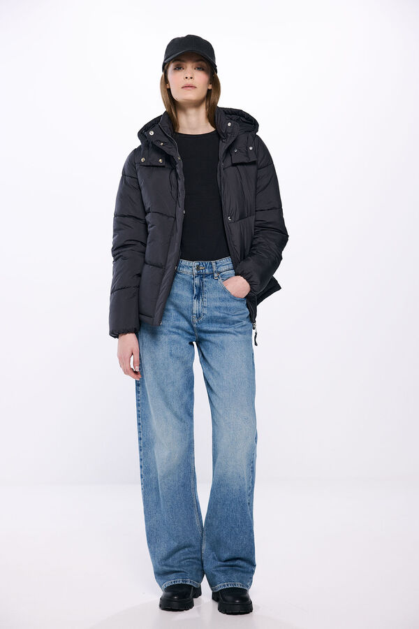 Springfield Casaco acolchoado repelente &agrave; &aacute;gua cinzento