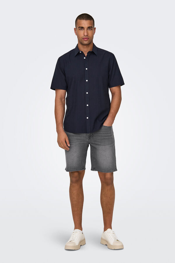 Only & Sons Denim f&uuml;r Herren in regular fit. cinzento