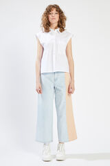 Pimkie Camisa sin mangas blanco