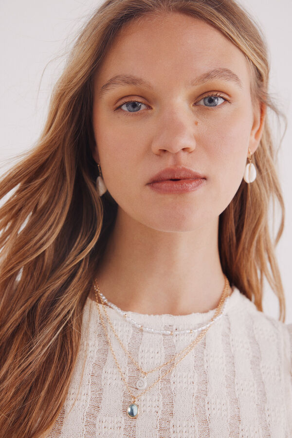 Springfield Top hombros volantes estructura nude