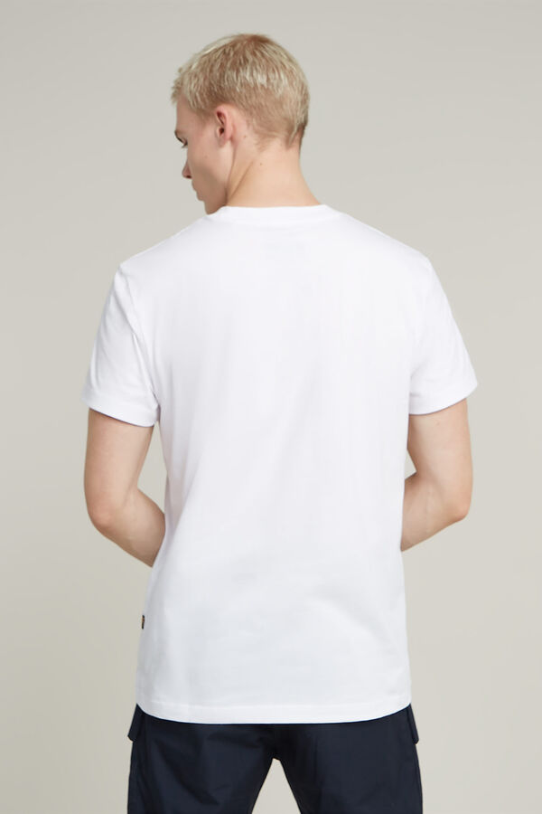 G-STAR Camiseta de manga corta blanco