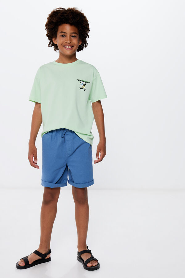 Springfield Kids Camiseta "what's up" ni&ntilde;o verde