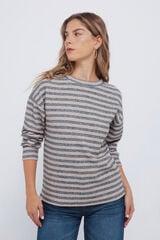 Springfield Camisola chenille dupla risca cru
