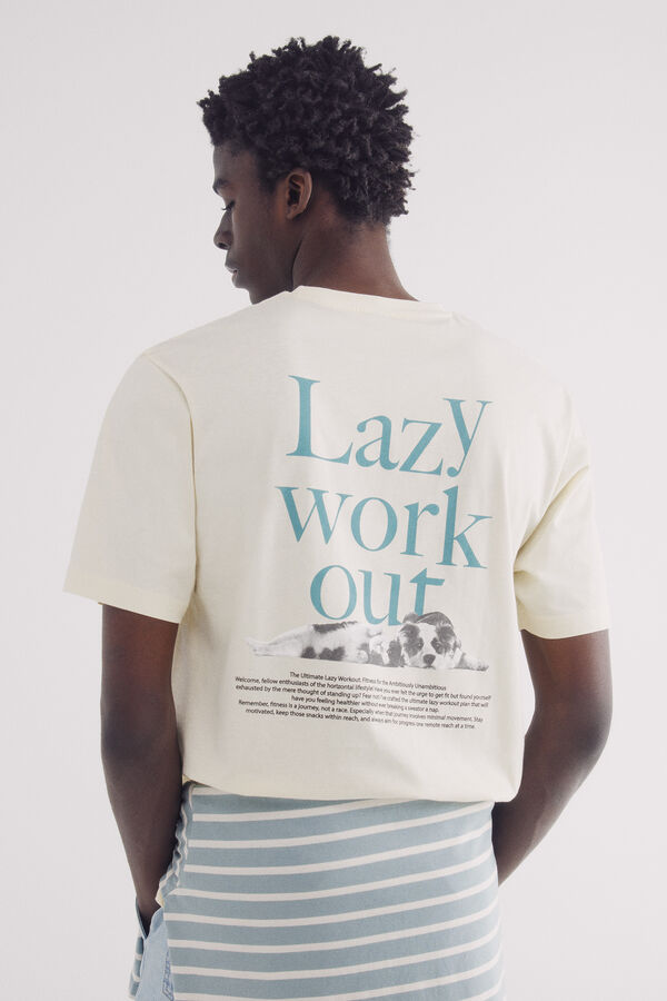 Springfield Camiseta lazy work out amarillo