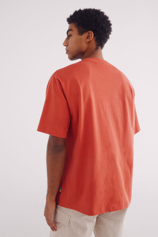 Springfield Camiseta com motivo de formas vermelho