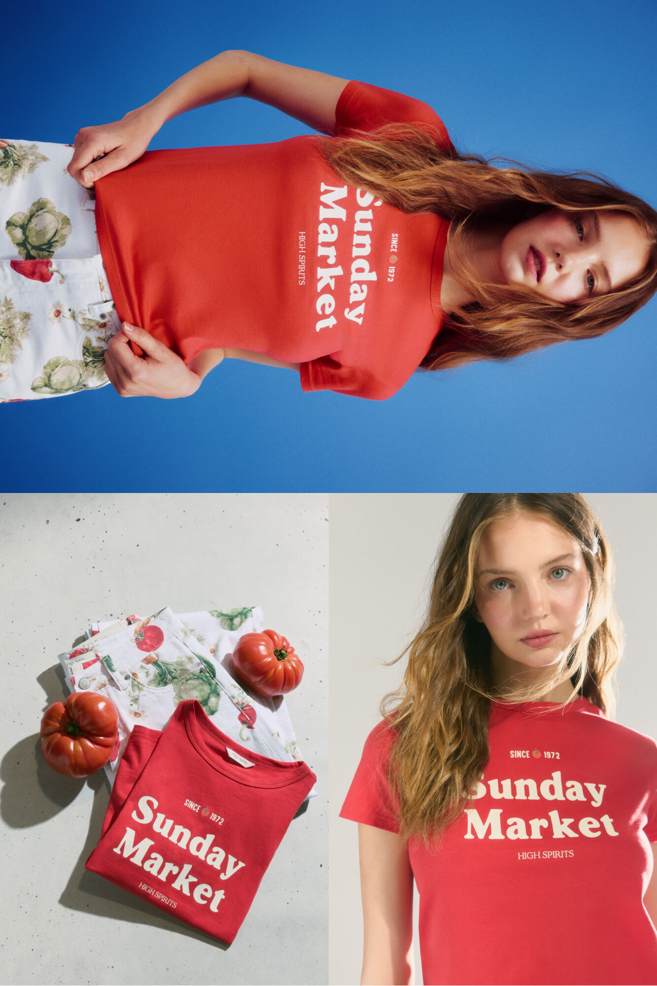 High Spirits T- Shirt Rouge 