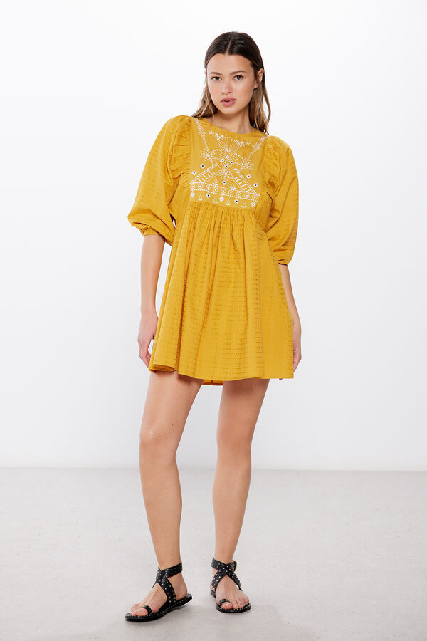 High Spirits Vestido Aurora amarillo