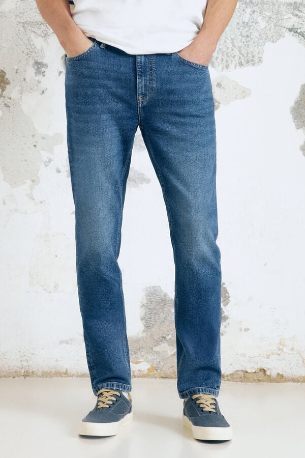 Springfield Jeans slim fit azul