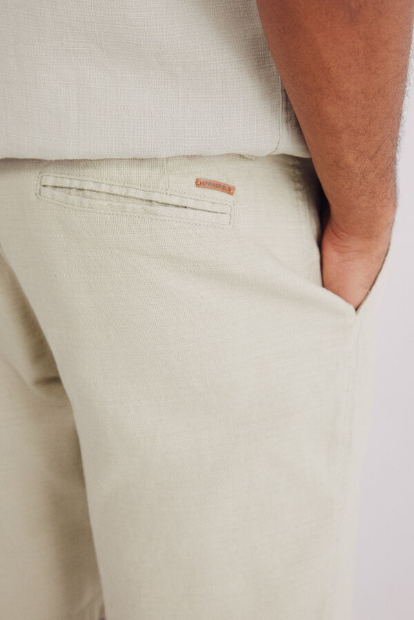 Springfield Bermuda algodón comfort fit kaki